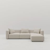 Coburn Modular Sofa With Red Beech Wood Frame