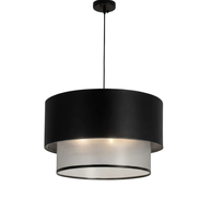 Black Leather Shade Single Pendant -YL-S-730