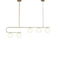 Gold And White Ceiling Lamp - YL756