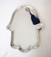 Metal Kaf Fatma Tray