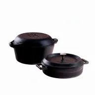 Cast Iron Dutch oven Duo Set