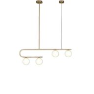 نجفة باللونين الذهبي والأبيض - YL755