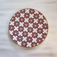 Red Serving Plate