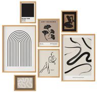 Stroke Artwork Set of 7