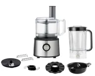 Fresh Food Processor FFP750 SJ with Blender- 750 Watt - Stainless