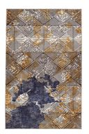 Arazia Digital Woven Rug – Graphic Edge and Luxe Texture