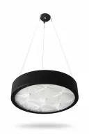 Edfu Disk Light-Black - Flower Pattern