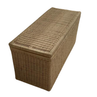 Natural Rattan Chest Basket in Light Color
