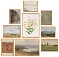 Vintage Gallery Wall (Set of 9)