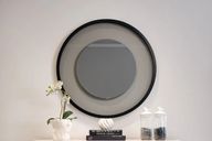 Diva Dual-Layered Round Mirror – Contemporary Minimalist Design