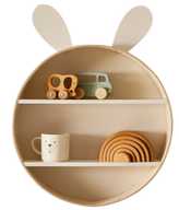 رف أرنب بأذني قابلة للإزالة - رفين