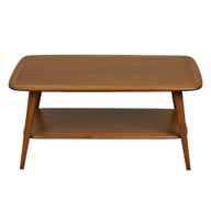 Oscar Coffee Table - Cherry Wooden Top - Two Levels