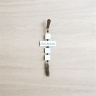 Jesus Loves Me Cross White