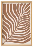 Burnt Orange Botanical Print