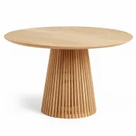 Fluted Round Dining Table