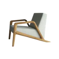 سرينا كرسي بذراعين بهيكل من خشب الزان وجسم منجد