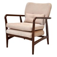 CN Design Lounge Chair In Dark Beech Wood