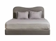 Wave Bed Fully Upholstered