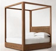 Boho-Chic Canopy Bed