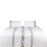 Folk Embroidered Duvet Cover Set