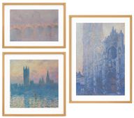 Curated - Claude Monet Trio with 5cm Passe Partout