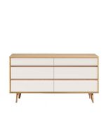 Tayf Oak And White Lacquer Sideboard