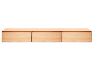 Natural Oak Floating Dresser With Three Drawers