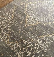 Hand-knotted Rug - Gold Pattern