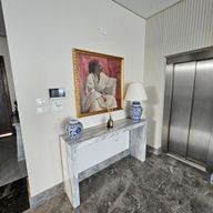 Slim Console Table - Carrara Marble