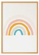 لوحة مطبوعة لقوس قزح