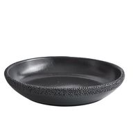 Ashes Plate Full Hammered Black