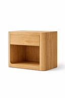 Boho-Chic Open Nightstand