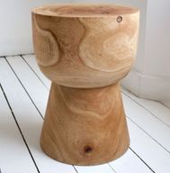 Drum Block Side Table