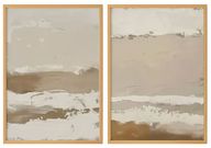 Set of 2 Beige Earth Tone Nordic Prints