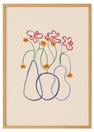 Bouquet Of flowers Illustration Print