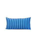 Blue Tide Striped Lumbar Cushion