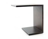 Bracket Table - Solid Wood - Slides Under Sofa