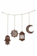 Ramadan Decorative Wall Chain-Set of 4 Shapes