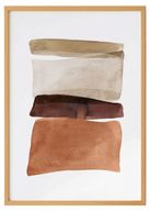 لوحة تجريدية مطبوعة ريمال