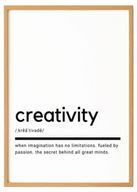 Definition of Creativity Poster