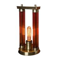 Aura Table Lamp - Brass & Gradient Glass