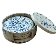 Round Concrete Terrazzo Coasters