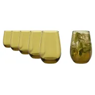 Stölzle Elements Tumbler Glass - Set of 6 - Amber