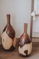 Gambit wooden vases