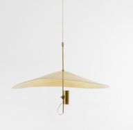 Float Suspension - Small - Hammered Brass