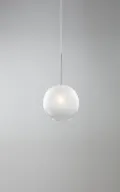 Blow Frosted Suspension - Small - Silver