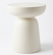 Cream side table