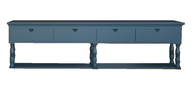 Blue Back Sofa Console
