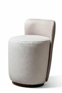 Dolly Pouf - Fully Upholstered With Backrest