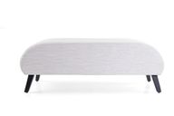 Mist Bench – Curved Pouf with Upholstered Seat